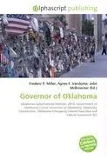 Frederic P. Miller (U. A.) | Governor Of Oklahoma | Taschenbuch | Englisch-image
