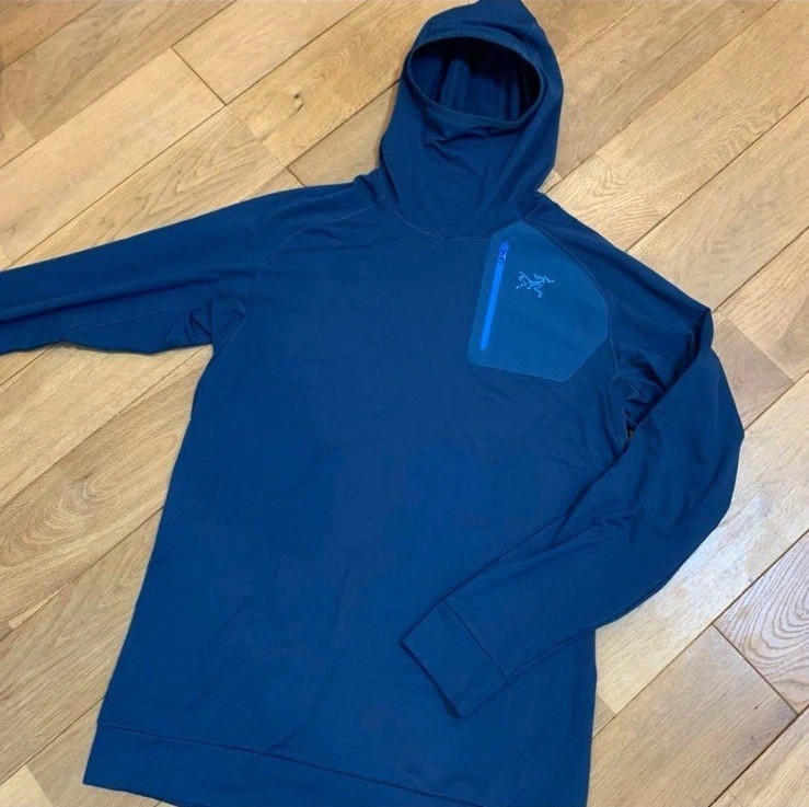 ARC'TERYX Stryka Hoody Size M Blue Used | eBay