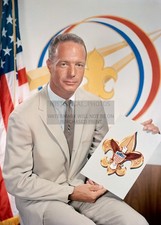 SCOTT CARPENTER NASA ASTRONAUT BOY SCOUT EMBLEM 1962 5X7 PHOTO