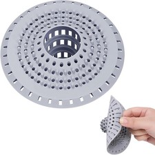 Shower Drain Hair Catcher, Silicone Sink Strainer Protector Shower Drain Cover