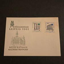 Ersttagsbrief FDC Fr&uuml;hjahrsmesse Leipzig 1961