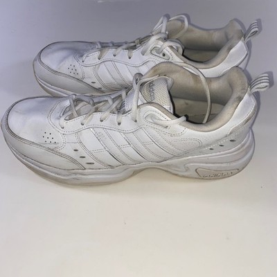Adidas Strutter Mens White Leather Training Sneakers EG6214 Size 13