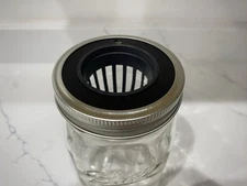 2" Inch Net Pot Adapter for Wide Mouth Mason Jars | Kratky Gardening