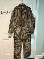 WALLS Outdoors Coveralls Mens XL reg Realtree Hardwoods Camo Insulated Hunting