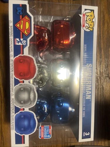 Funko Pop! Vinyl: Heroes Superman 3-Pack 2018 Fall Convention Exclusive Vaulted
