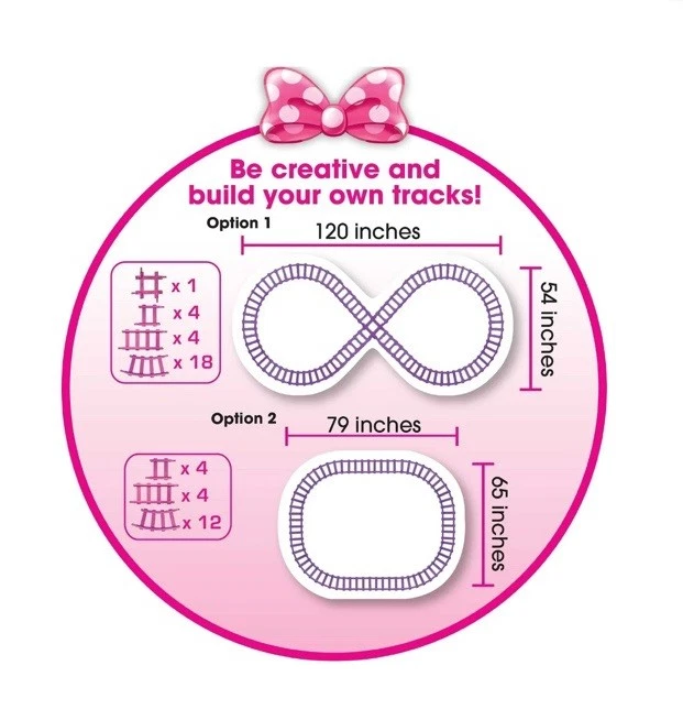 Tren y Pistas Disney Junior Minnie - Batería 6v - Cargador No Incluido Foto 3 de 4