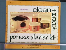Clean Easy Deluxe Pot Wax Warmer Professional Starter Kit Sealed Box