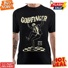 Hot Goldfinger Band Inspired Short Sleeve Heavy Cotton Unisex T-Shirt S-5XL