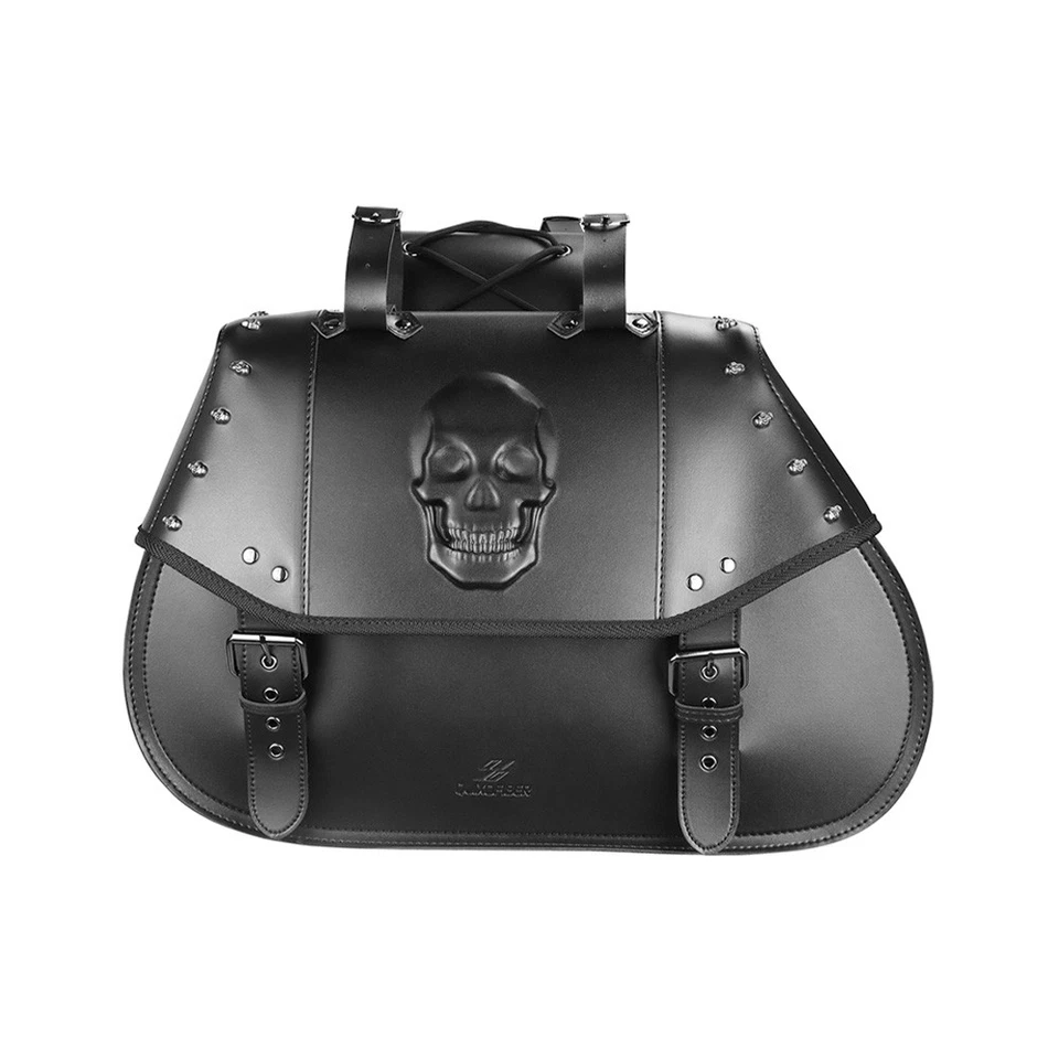 Expandable Motorcycle Saddlebags Universal Saddle Bag Anti-Water Foto 3 de 4