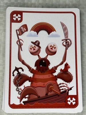 Mantis Red Pirate Bones Cards   Set of 15   Exploding Kittens