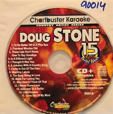90014 DOUG STONE     CHARTBUSTER KARAOKE CDG LOT VA