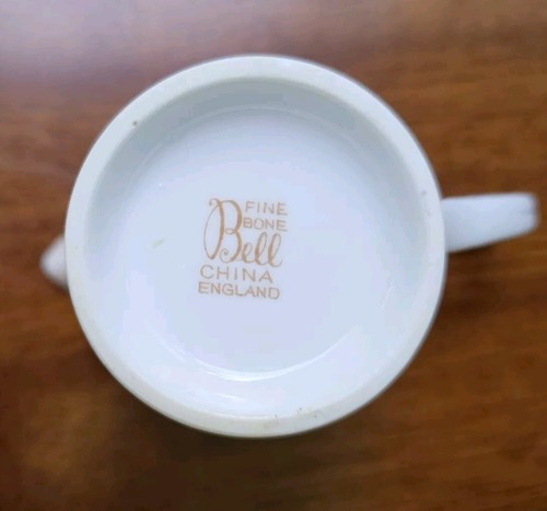 1940s Bell Fine Bone China Floral Pattern - Sugar & Milk Jug - Made in England - Picture 6 of 7