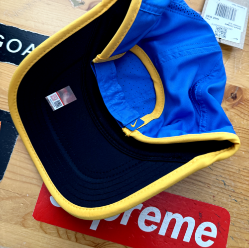 Cappello regolabile Nike Dri Fit UCLA Bruins blu oro berretto OS unisex DN0995 403 SAMPL - Foto 4 di 5