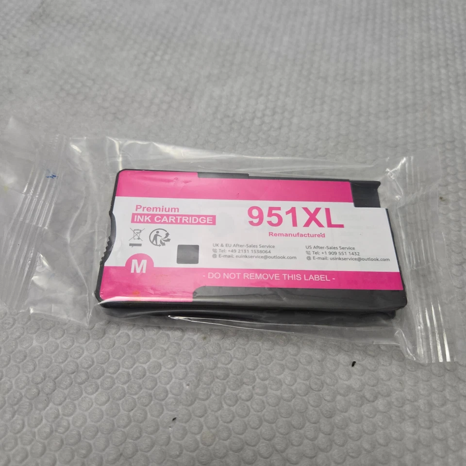 951XL For Officejet 8600 Series Magenta Ink Cartridge - Image 3 of 4