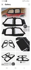 17+ polaris general xp 1000 2pc soft cab inclosure upper doors
