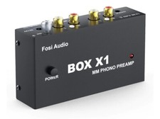 Fosi Audio Box X1 Phono Preamp for MM Turntable Mini Stereo Audio Hi-Fi