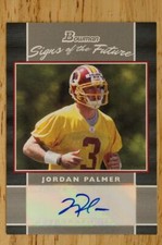 2007 Bowman Signs of the Future Jordan Palmer SF-JP Rookie Auto RC Football Card