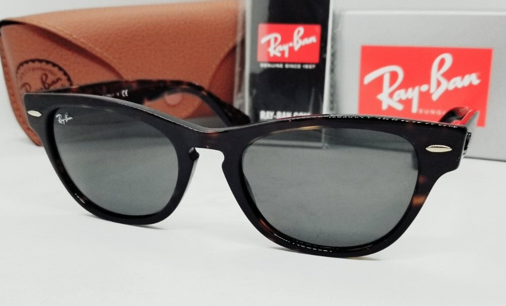 Ray Ban LARAMIE tortoise/dark grey RB2201 902/B1 54