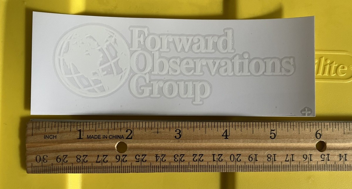 Forward Observations Group FOG Corporate Logo Sticker Decal DEVGRU