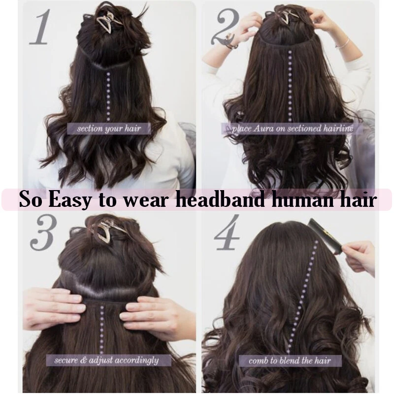 THICK 棕色 100% Remy Human 头发接发隐藏线直线编织 120G — 第 2/4 张图片