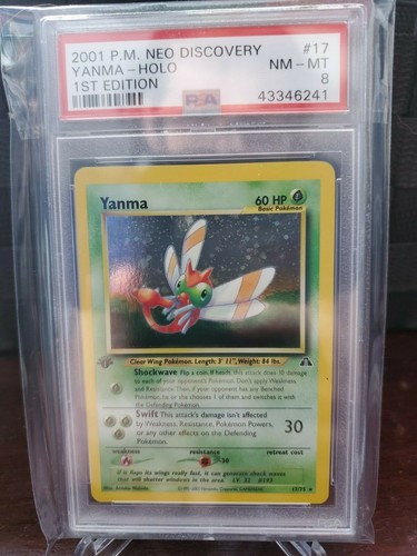 Yanma (1st Edition) graded PSA 8 for sale on eBay