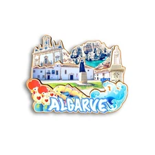 Algarve PORTUGAL Refrigerator magnet 3D travel souvenirs wood craft gifts
