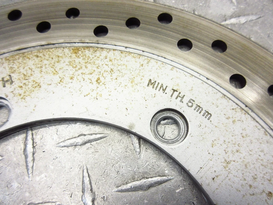 Honda Shadow VT750 1998 98-03 Deluxe Ace freno de disco delantero rotor pernos rectos Foto 2 de 4