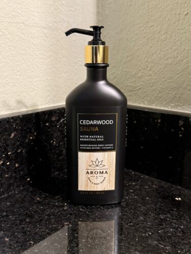 Bath & Body Works (Cedarwood Sauna) Aromatherapy Moisturizing Body Lotion New!