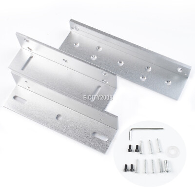 Z & L Bracket for Inward Door 180KG/350lbs Holding Force Electric Magnetic Lock