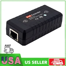 UltraPoE PoE Extender 10/100Mbps IEEE 802.3af PoE Repeater Extension 100m