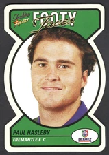 2005 AFL TRADITION [FOOTY FACES DIE-CUT CARD] - FF54 Paul HASLEBY (FREMANTLE)