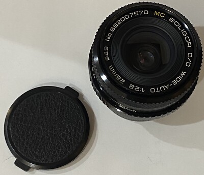 SOLIGOR C/D WIDE-AUTO 1:2.8 28MM MADE IN JAPAN LENS