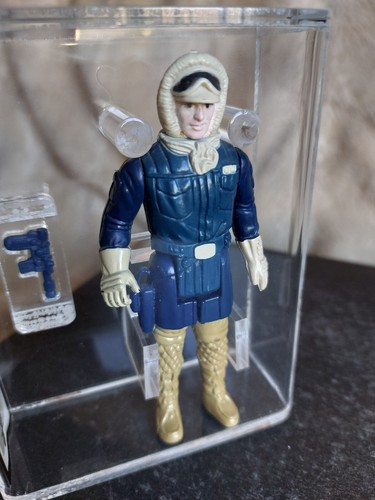 GRADED VINTAGE STAR WARS - UKG not AFA - 80% 85% - HAN SOLO HOTH - PBP SPAIN - Picture 5 of 9