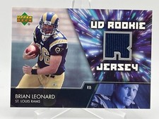 Brian Leonard 2007 Upper Deck UD Rookie Jersey #UDRJ-BL Game Used Jersey