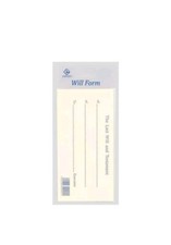 Last Will And Testament Form Printed Envelope Executor + Example Sealed Envelope