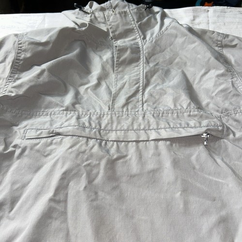 Modern Amusement Men’s  Windbreaker 1/4 Zip Rain Jacket Size M Gray Read - Imagen 1 de 10