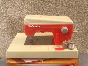 Détails Sur Anciennne Machine A Coudre Enfant Ma Cousette Jouet Vintage French Antique Game - 