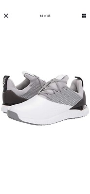 adidas Men’s Size 10 Golf Adicross Spikeless Bounce 2.0 F35409 White Grey Shoes adidas Adicross Bounce 2.0 Golf Shoes 2020 Grey/Silver ON  main image 3