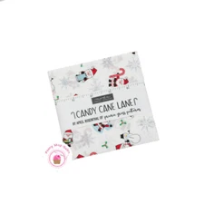 Moda CANDY CANE LANE April Rosenthal CHARM PACK 42- 5" squares QUILT FABRIC