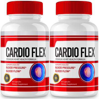 (2 Pack) Cardio Flex, Cardio Flex Blood and Heart Health Formula (120 Capsules)