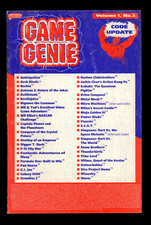 Galoob Game Genie Code Update Booklet Volume 1, No. 3 Nintendo NES