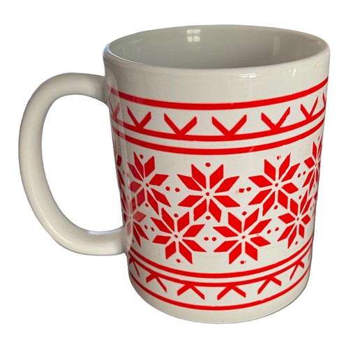 Custom Made 11oz Coffee-Tea Cup/Mug~Christmas Wreath~Christmas~Red~Gift~Holiday - Bild 1 von 2