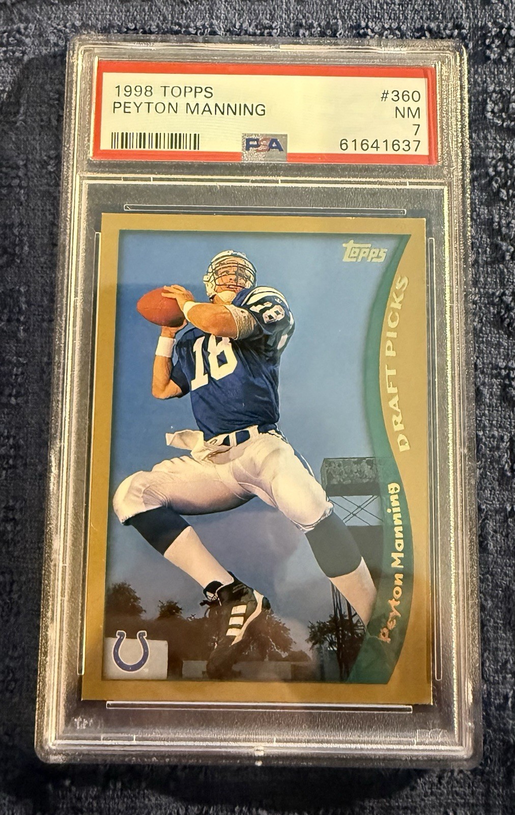 1998 Topps Chrome - Draft Picks Peyton Manning #165 (RC)