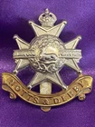 Genuine WW1/2 The Sherwood Foresters Regiment Bimetal Cap Badge w/slider