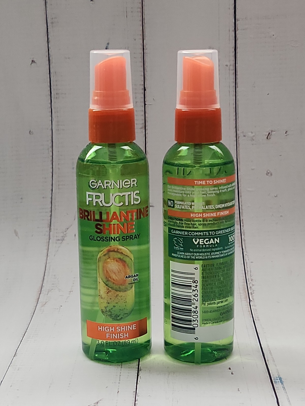 (Pack of 2) Garnier Fructis Style Brilliantine Shine Glossing Spray, 3 fl oz