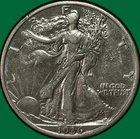 1936-S Walking Liberty Half Dollar Extremely Fine XF+ Coin Lightly Cleaned 39214