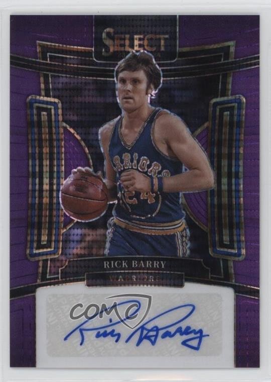 2023 Select Signatures FOTL Purple Pulsar Prizm 10/15 Rick Barry Auto HOF 18t1
