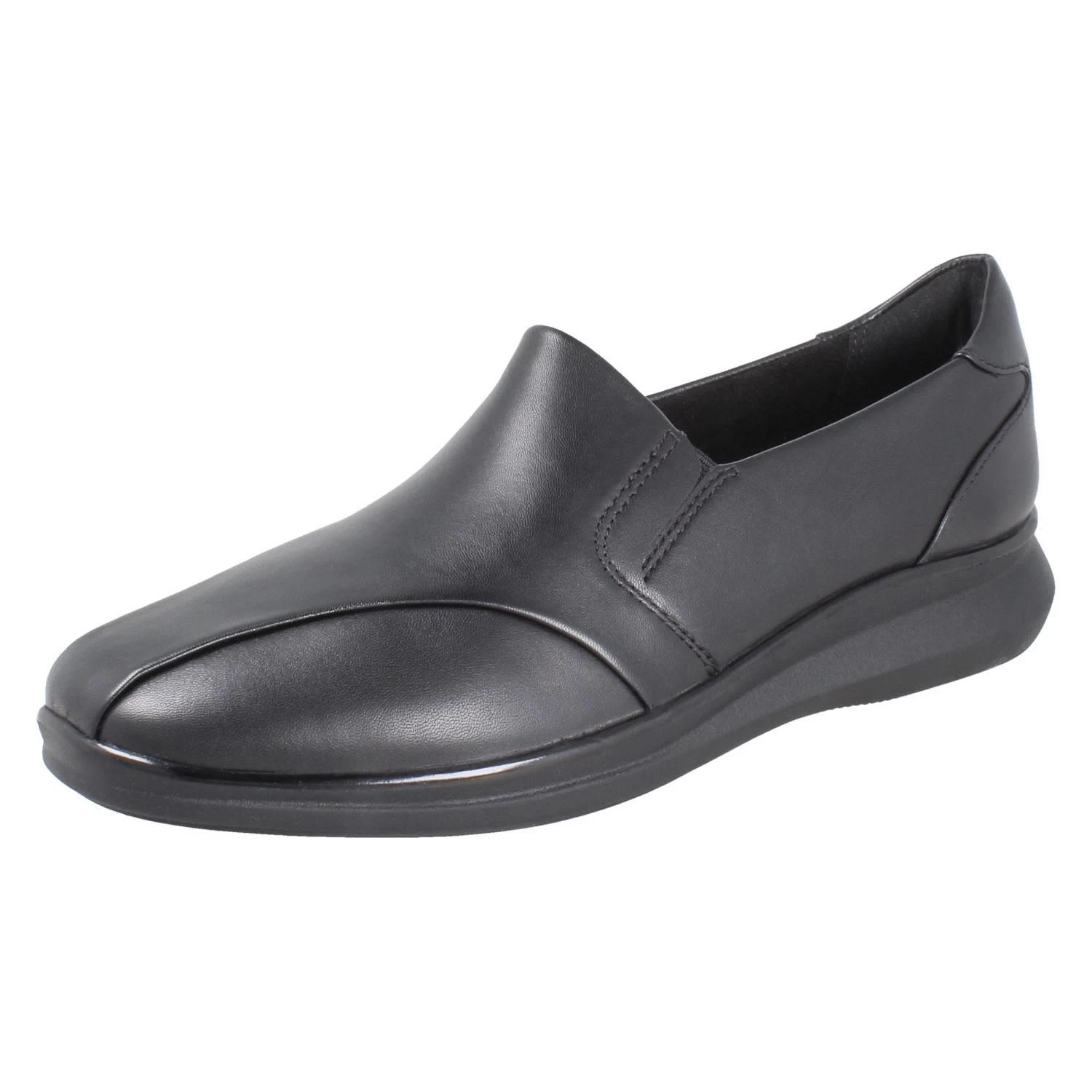 Scarpe slip on donna Clarks Artisan eleganti in pelle punta quadrata 'Lynell Edge'