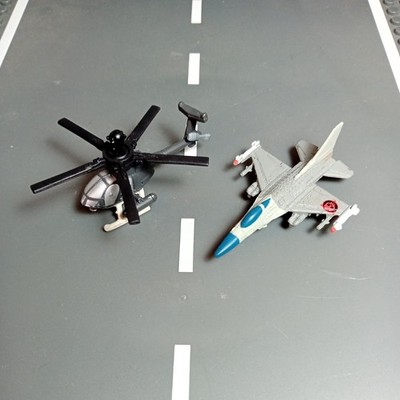 Micro Machines F-16 + 530MG Defender Hubschrauber Terrortruppen