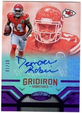2016 Certified Gridiron Signatures Mirror Purple #GSDR Demarcus Robinson/10